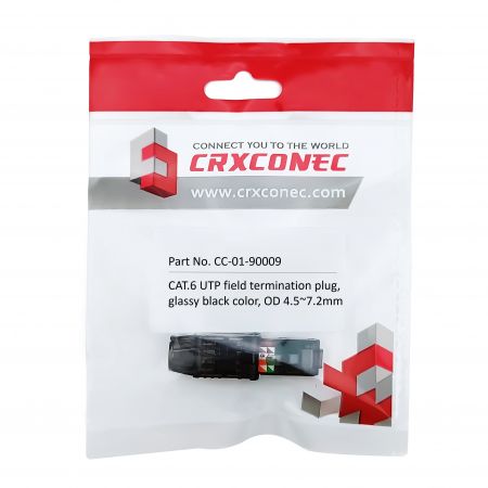 Conector de terminación de campo UTP CAT.6 Conector sin herramientas Conector sin herramientas Embalaje en bolsa